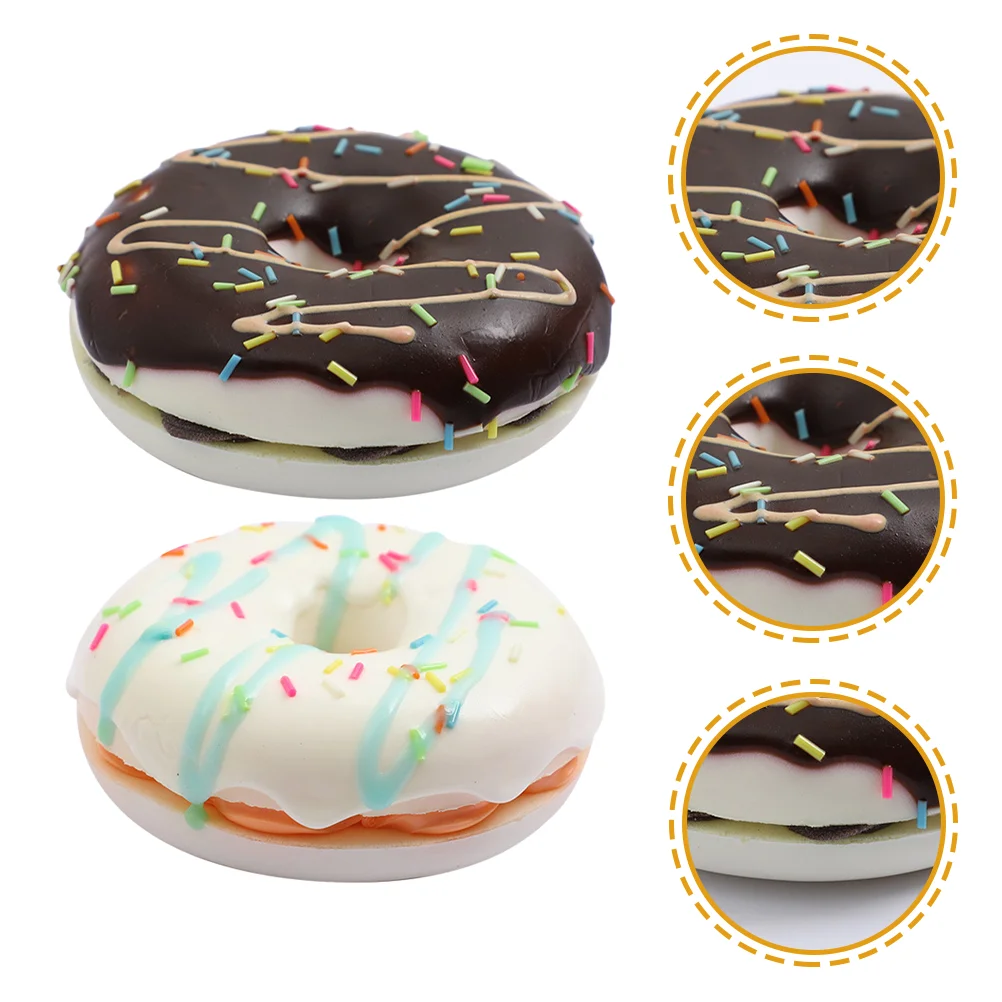 

Donuts Artificialfood Dessert Bread Fake Donutpretend Display Play Faux Cake Realisticmini Prop Decorations Simulation Doughnuts
