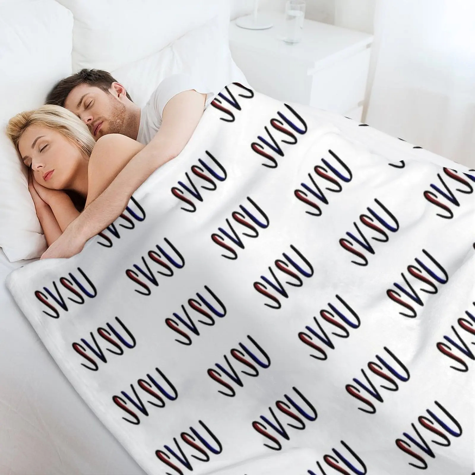 SVSU- Saginaw Valley Плед Винтажные одеяла для волос