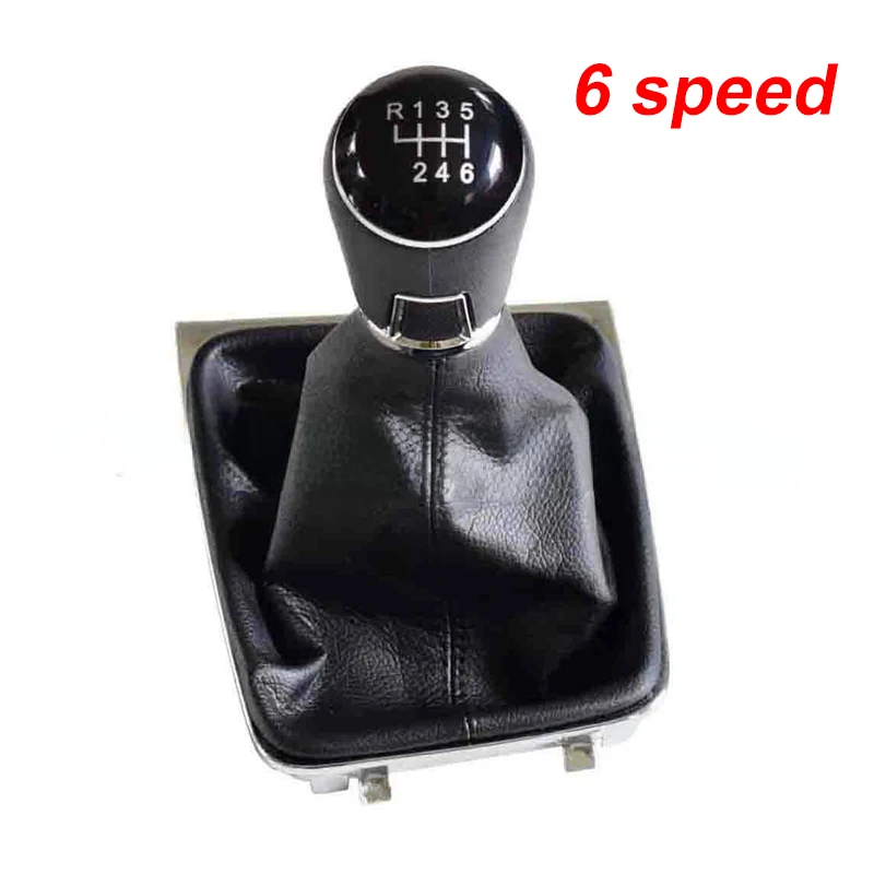 

Для Volkswagen VW Golf 7 Mk7 7.5 Golf R Jetta 2015 ~ 2021 5 6-скоростная ручка переключения передач гандбольный мяч ручной кожаный чехол для багажника