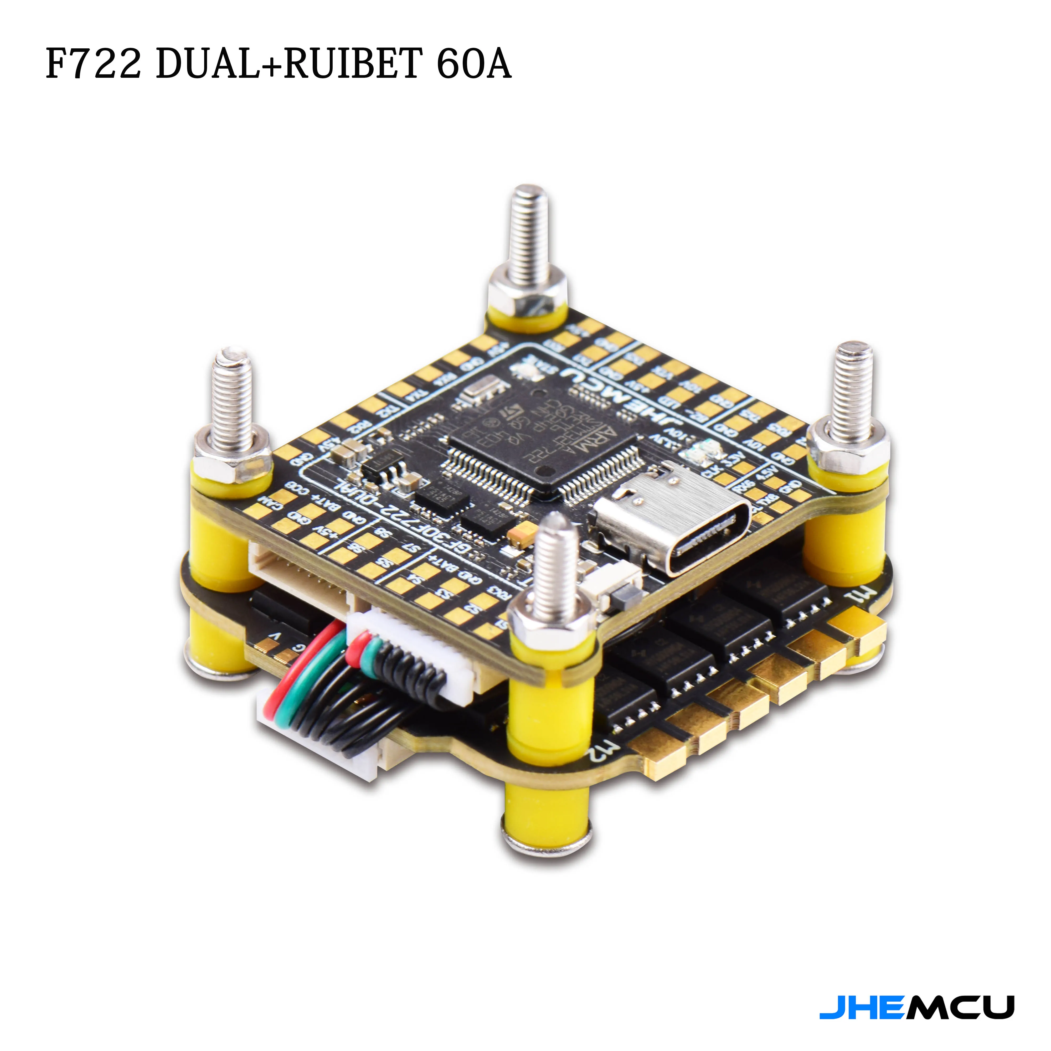 Двойной контроллер полета с RuiBet 60A ESC 3-6S 30 5*30 5 мм для RC FPV Freestyle Drone