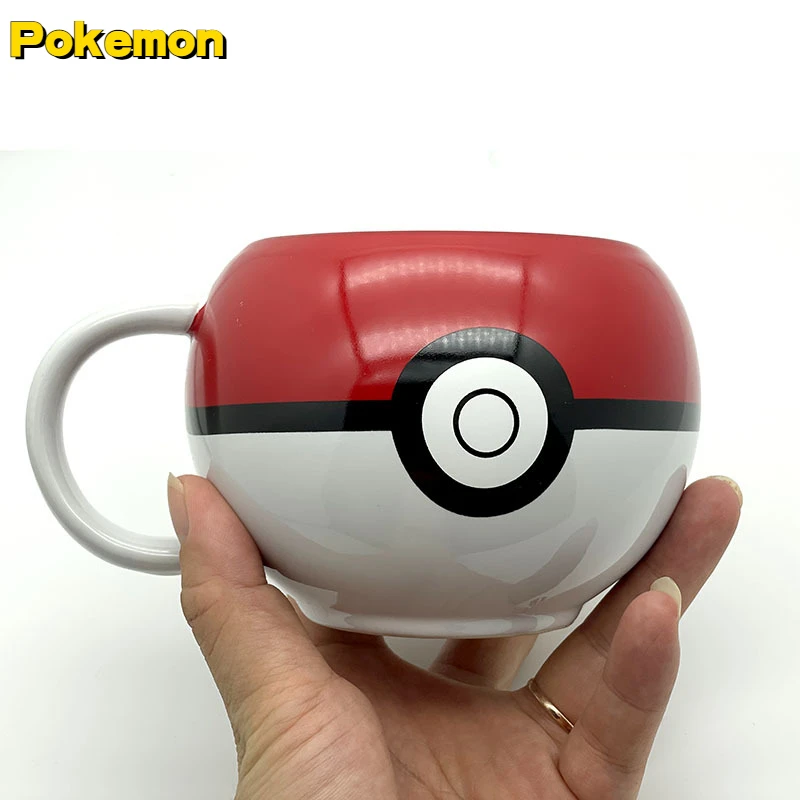 

500ml Pokemon Pikachu Mug Cartoon Water Cup High-value Ceramic Coffee Milk Cups Anime Handle Toys Kids Birthday Christmas Gift