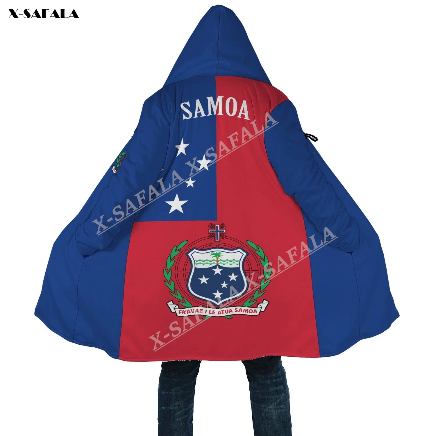 

Толстовка с капюшоном и 3D-принтом флага Самоа и Америки, длинное пальто, плащ с капюшоном, толстая пуховая куртка, верхняя одежда, хлопковые пуловеры, подъемник