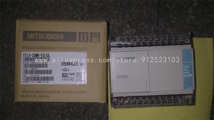 

FX1S PLC CPU FX1S-30MR-ES/UL 16 (Digital) Inputs 14 (Relay) Outputs