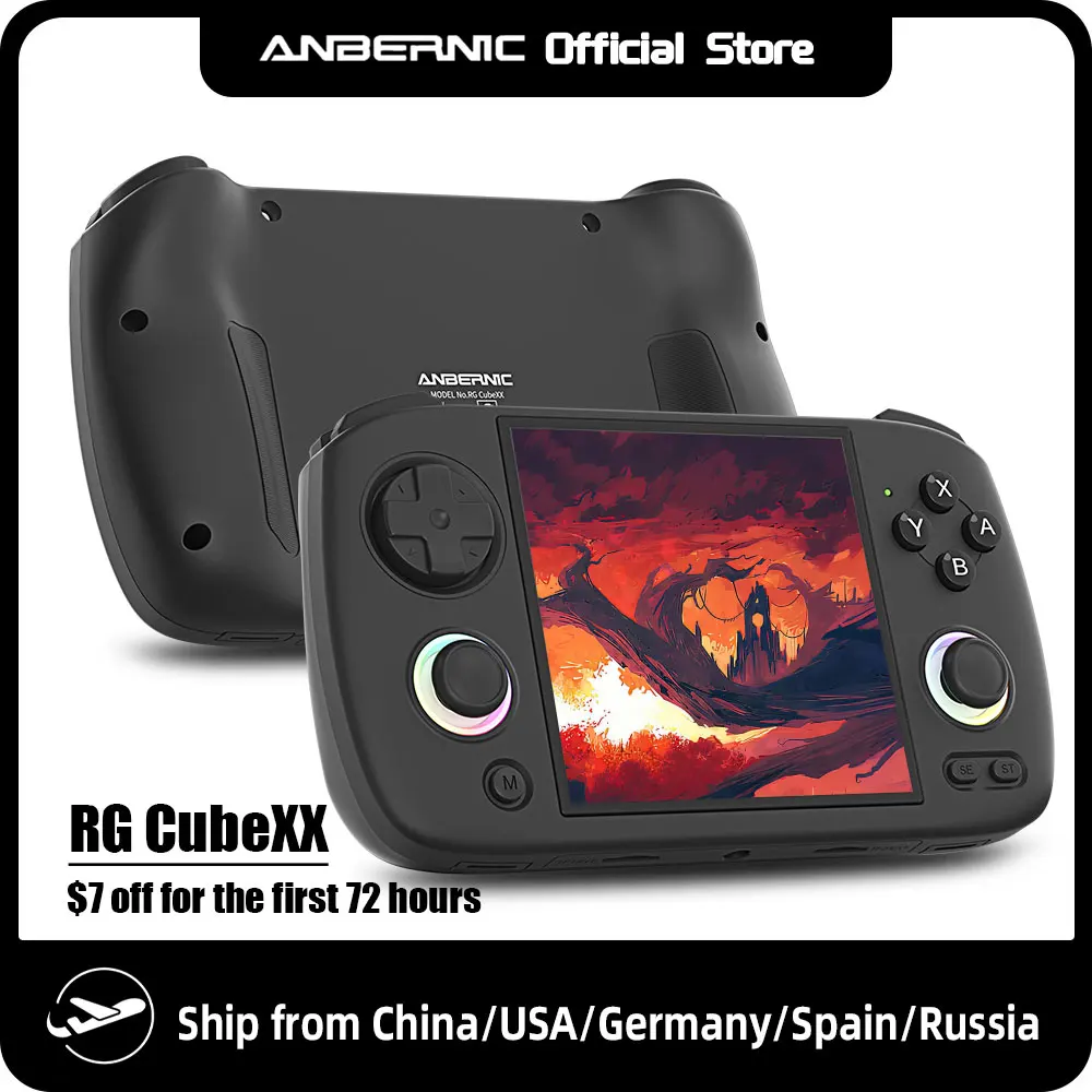 Портативная игровая консоль ANBERNIC RG CubeXX 3 95-дюймовый IPS-экран 64-битная система Linux
