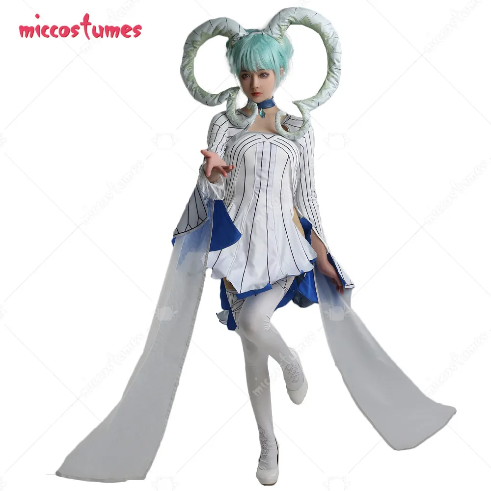 

Tiamat Dress Cosplay Costume with Headdress and Stockings