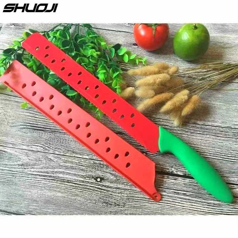 

Watermelon Knife Cutting Fruit Special Serrated Knife Large Watermelon Knife Fruit Knife Fruit Stand Sharp Cutting Melon Knife
