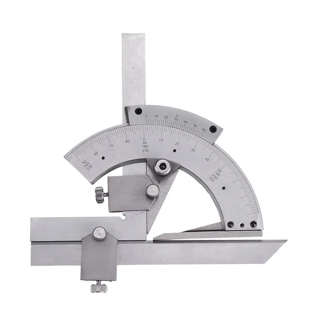 

0-320 Degrees Precision Vernier Angle Ruler Universal Bevel Protractor Measuring Finder Woodworking Measuring Tools