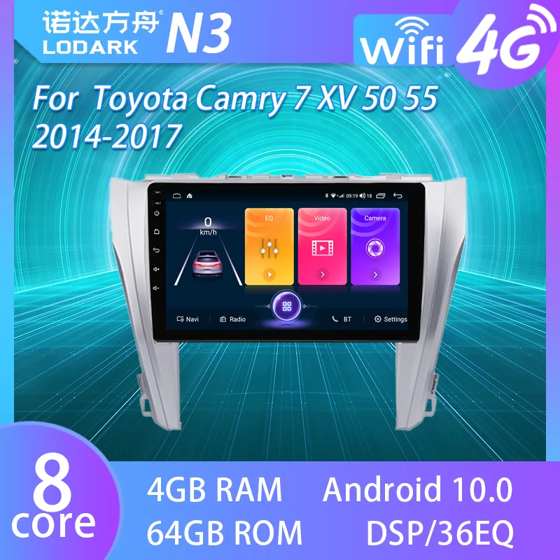 

LODARK Car Touch Radio For Camry 7 XV 50 55 2014 - 2017 Android Multimedia Player GPS Navigator Intelligent System 2 DIN NO DVD
