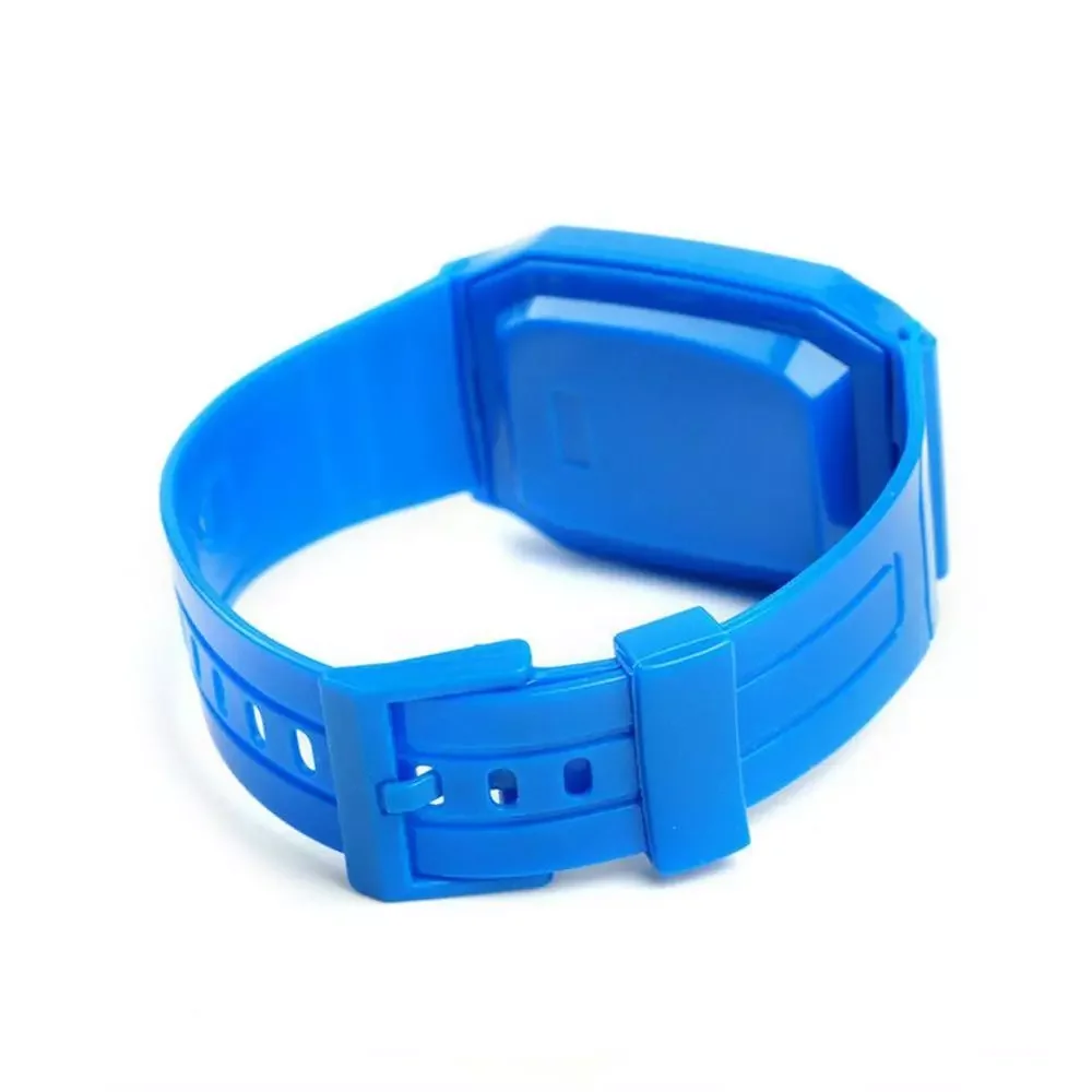 Детский силиконовый электронный калькулятор даты и времени многофункциональные наручные часы модного дизайна.