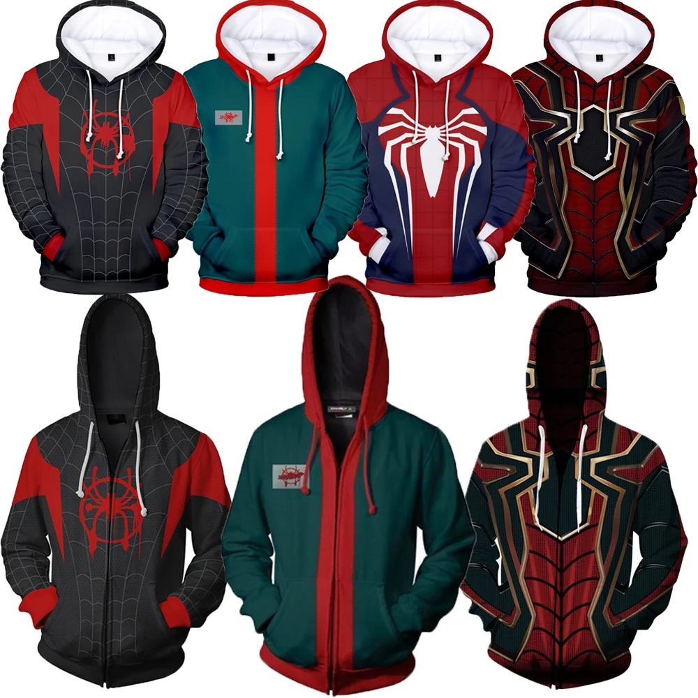 

Spiderman Hoodies for Kids Sweatshirts 3 To 14 Ys Boy Avengers Marvel Superhero Hoodie Sweatshirt Baby Boys Girls Clothes Autumn