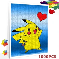 pokemon pikachu art puzzles 3005001000 pieces jigsaw puzzle creative pictures educational toys fun family game for kids adults