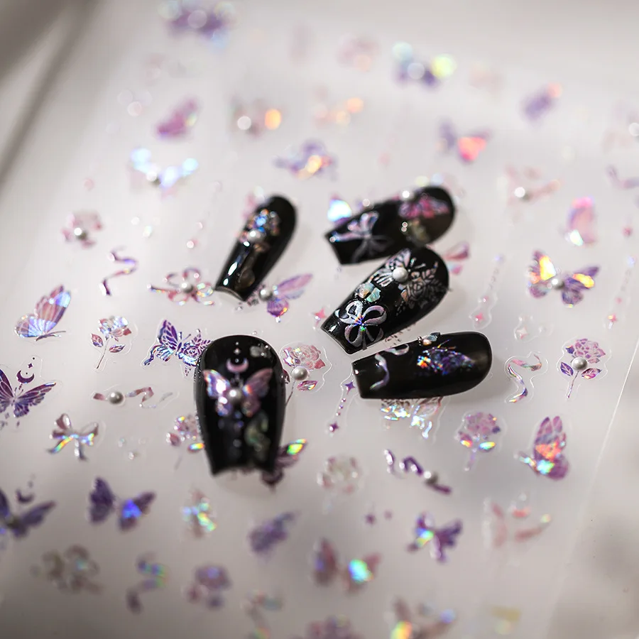 1 шт. самоклеящаяся наклейка для дизайна ногтей