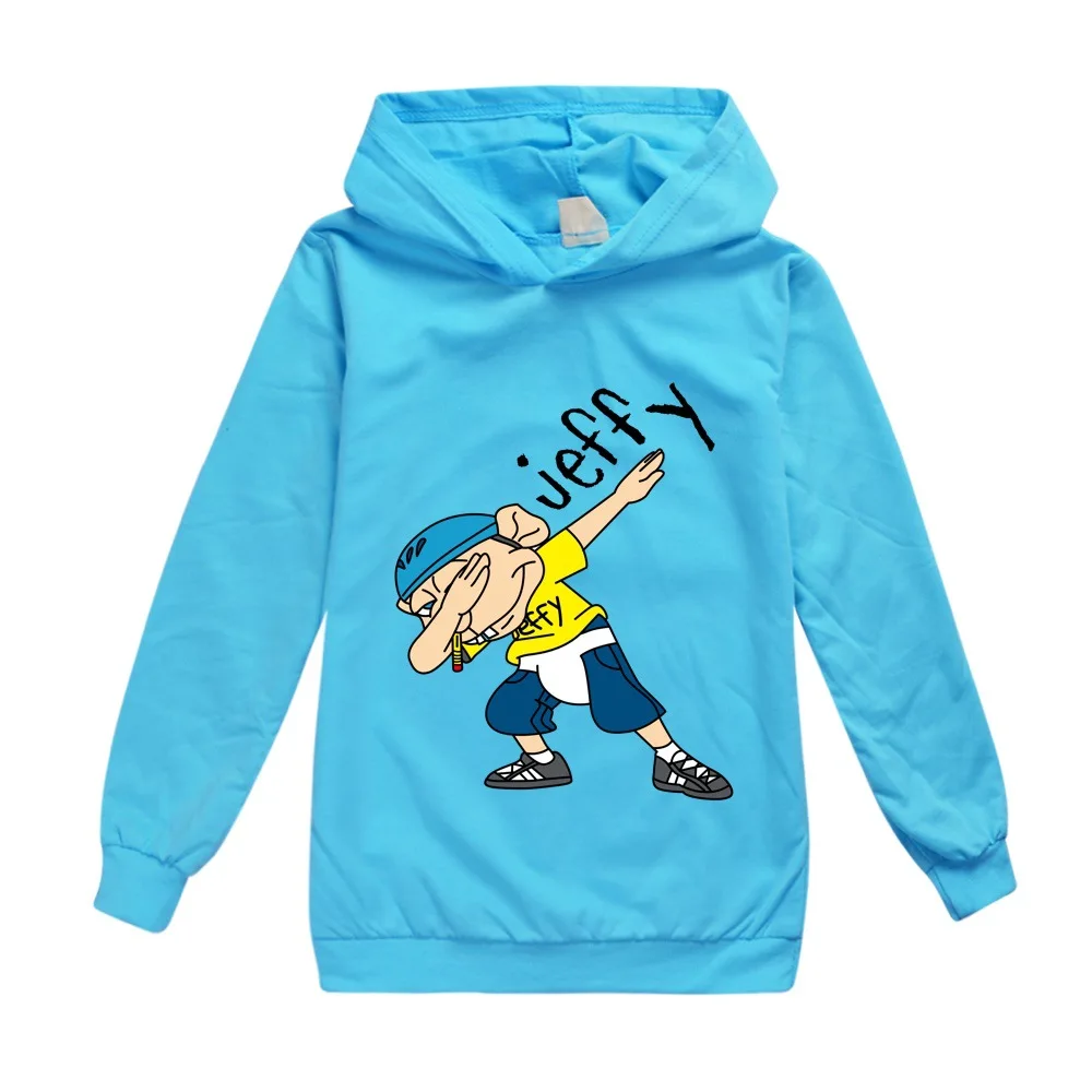 

2023 Autumn Anime Jeffy Puppet Hoodie Kids Sweatshirts Teenager Boys Hoodies Girls Leisure Outwear Children Pullover Streetwear
