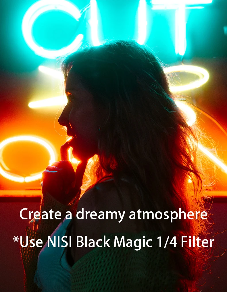Фото NiSi Black Magic Filter 49 67 72 77 82 95 мм Hazy Mirror Смягчающее зеркало Умягчающее зеркало Hollywood Movie Beauty Creative Portra №2
