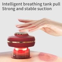 electric cupping massage rechargeable red light heating adjustable smart scraping body back leg massage sap massager slimming