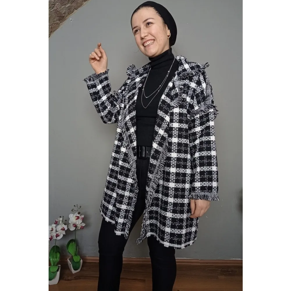 

Твидовое пальто Dorlie-оранжевый