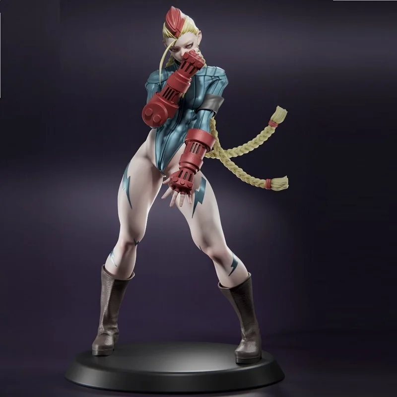 

LindenKing A506 Street Fighter Cammy White 1/6 3D Resin Garage Figure Kits GK Model Unpainted White-Film Collection To Painter