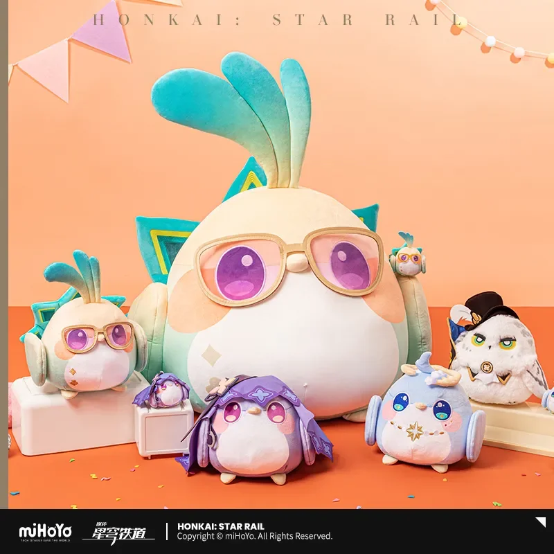 Фото Предпродажа Sunsyea Honkai Star Rail Официальный товар miHoYo Оригинальная подлинная серия JMDHYS Плюшевая кукла Брелок Авантюрин Борин №1