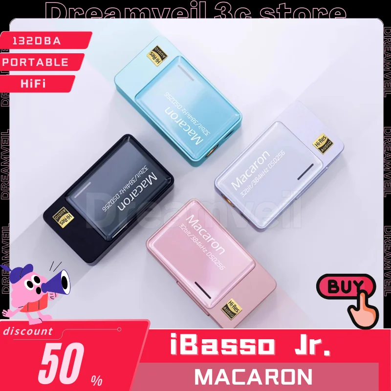 Ibasso Jr. Macaron Dual Cs43131 Dac усилитель для наушников 3 5 + 4 выходной маленький хвостовой