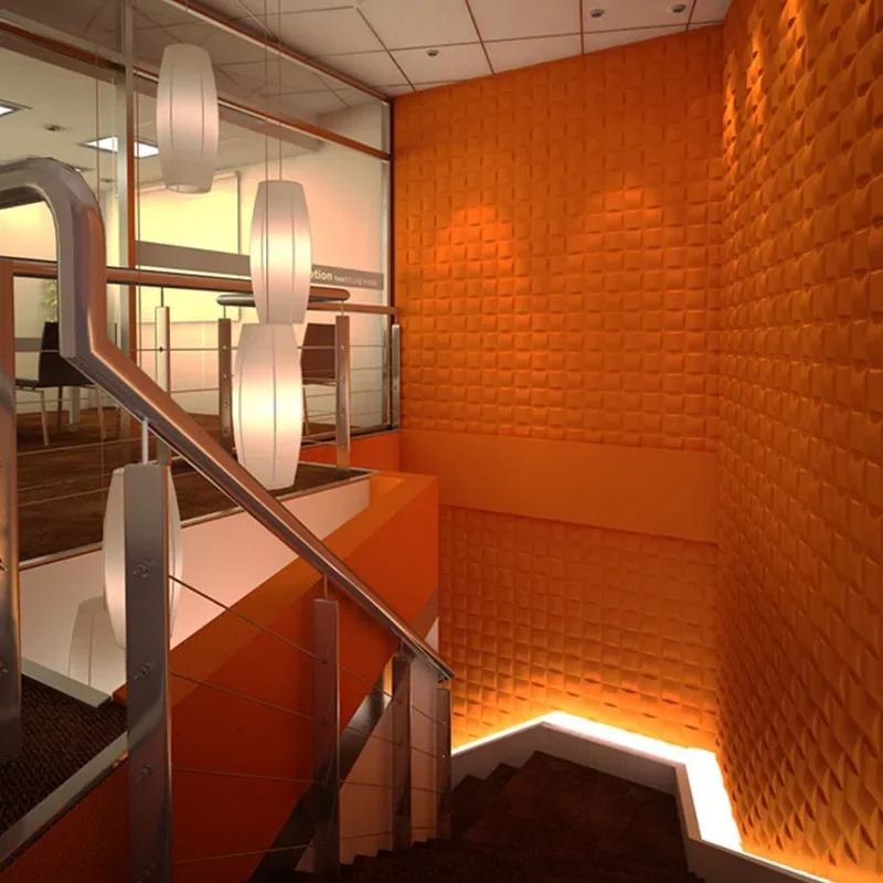 30x30 см 3d художественная гипсовая резка геометрическая алмазная резная древесина