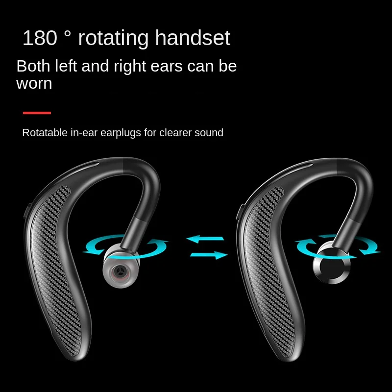True wireless bluetooth headphones hanging earbuds in-ear earbuds super long standby sports business TWS single side earphone enlarge