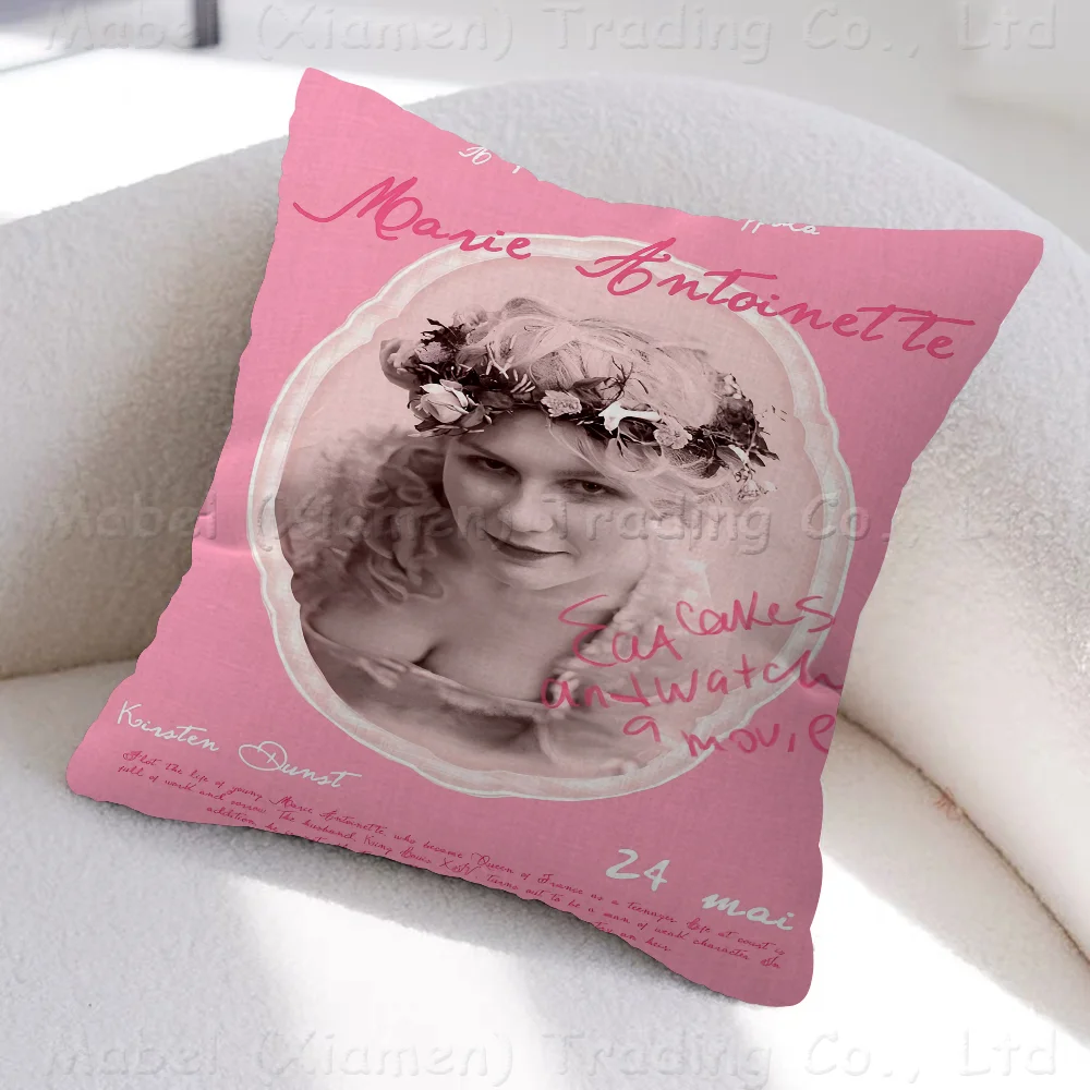 Sofia Coppola Movie Marie Antoinette Film Cushion Cover Decorative Pillow Sofa Home Decor Case Cases