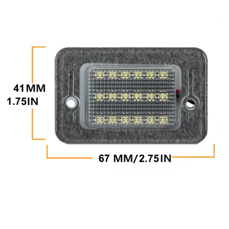 2 шт. Автомобильные светодиодные лампы для номерного знака Land Rover Discovery 1 1994-2004 |