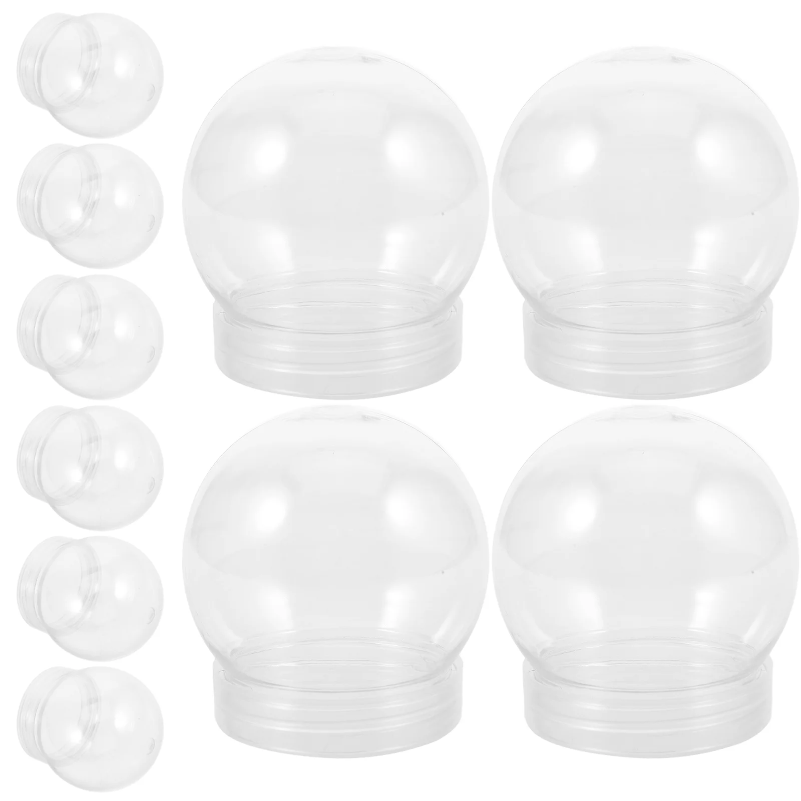 20 шт. купол DIY снежный шар для детей мини прозрачные водяные глобусы прозрачный