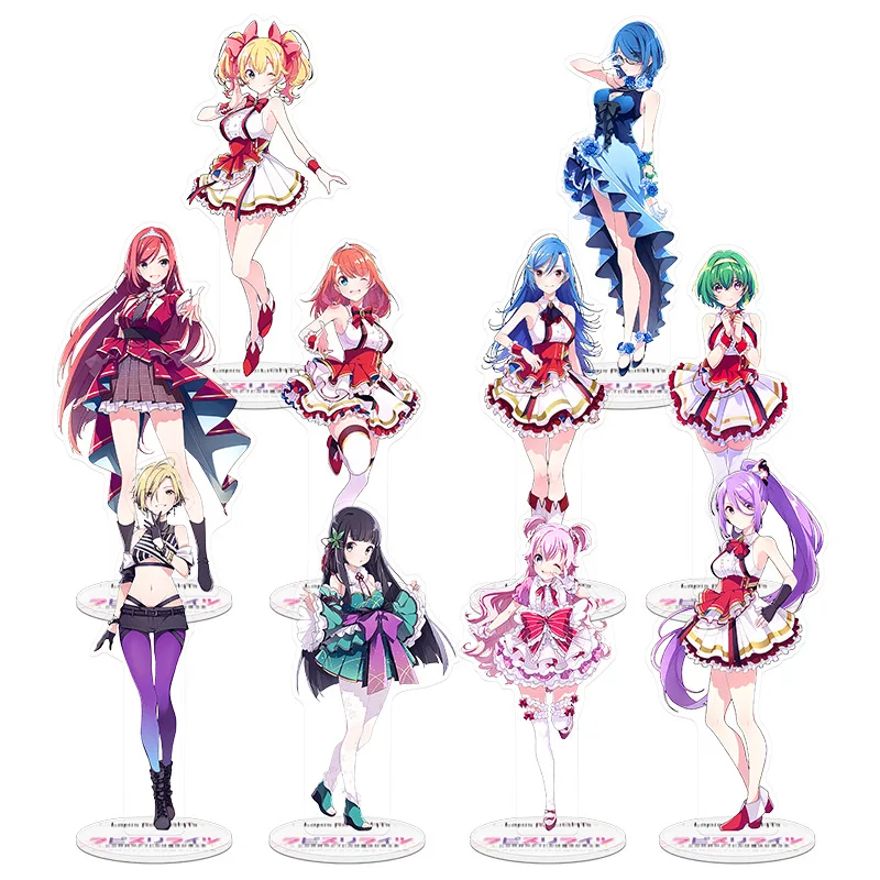 

Anime Lapis Re:LiGHTs Acrylic Stand Model Doll Tiara Rosetta Lavie Lynette Ashley Action Figure Toy Desktop Decoration 20cm Gift