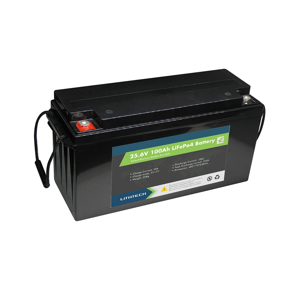 

Lifepo4 Battery Pack 24v 100ah 50A Lithium ion Rechargeable 5000 Cycles