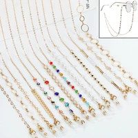 2022 fashion metal glasses chain for women men sunglass lanyard necklace hang on neck mask chain holder eyewear accessoriess