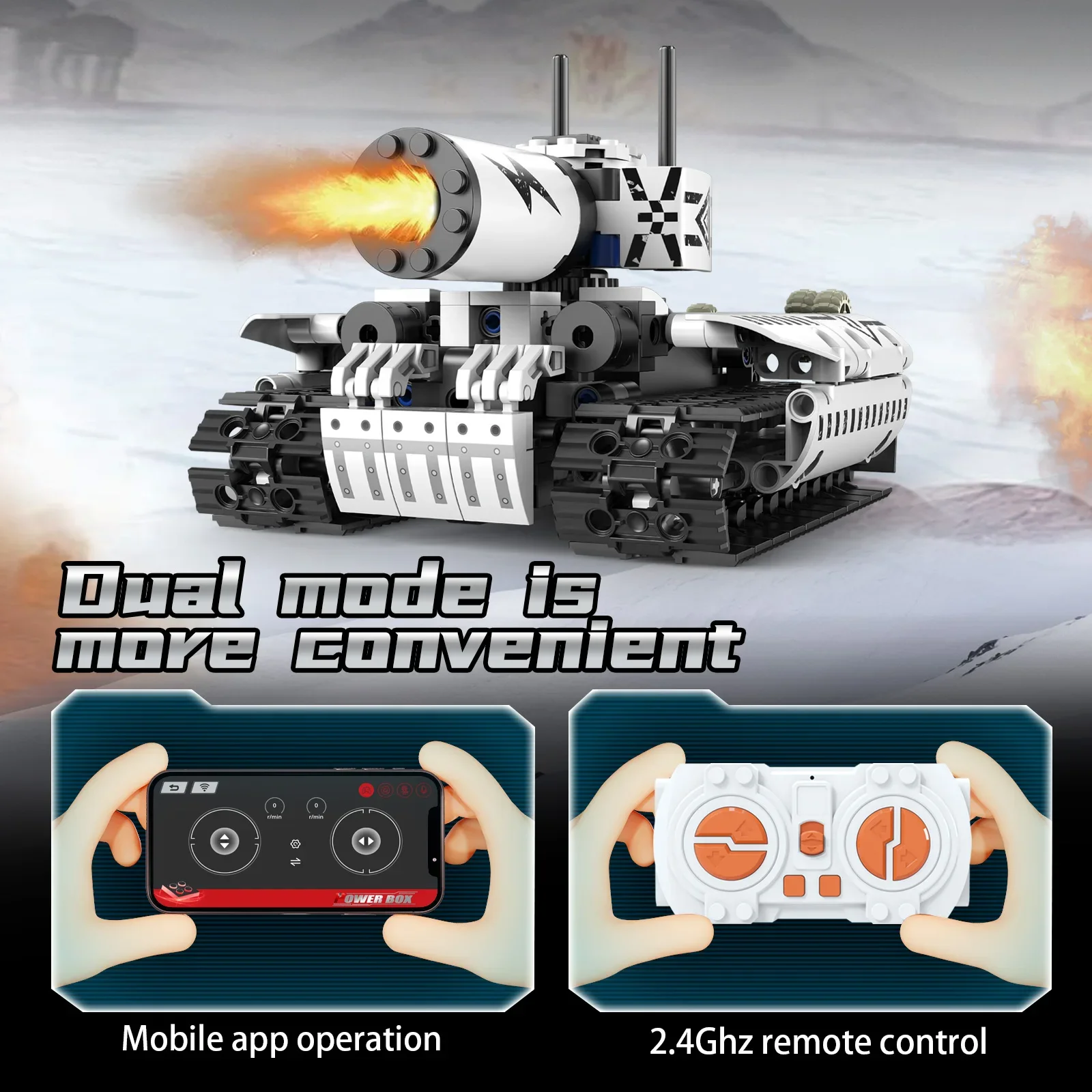 5 в 1 строительные блоки для бульдозера с дистанционным управлением