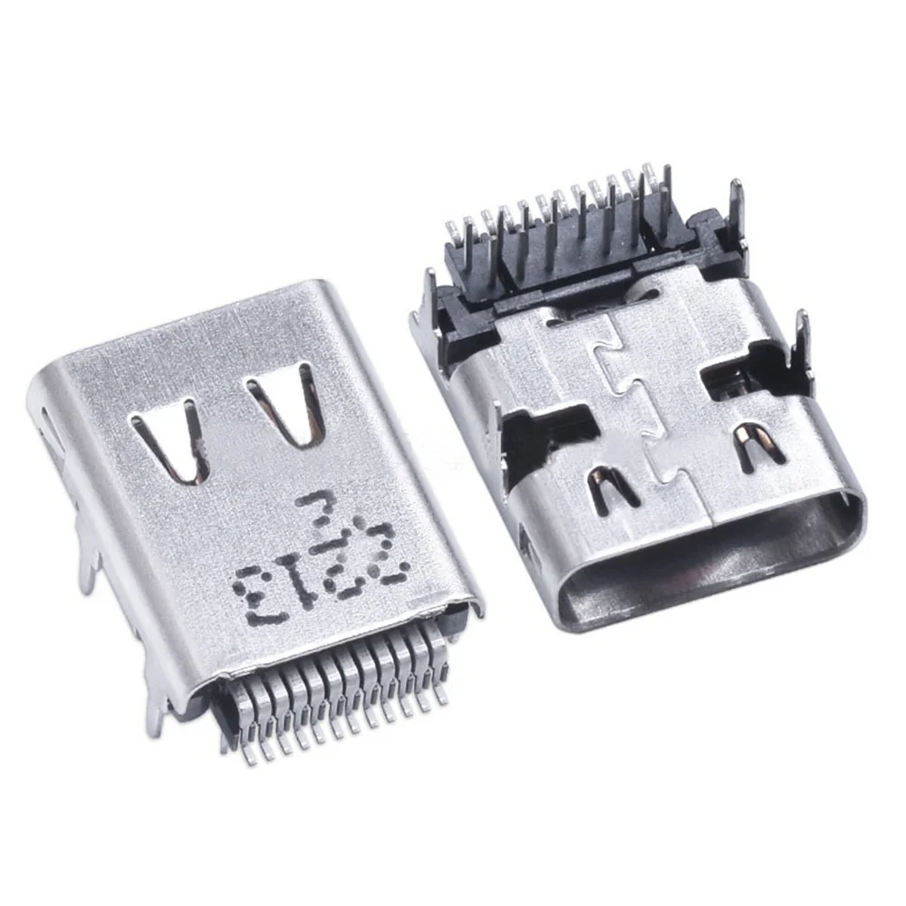 

20pcs 24Pin Type-C Socket Connector Jack Micro USB Type C 3.1 Female Placement Port For PCB design DIY high current charging