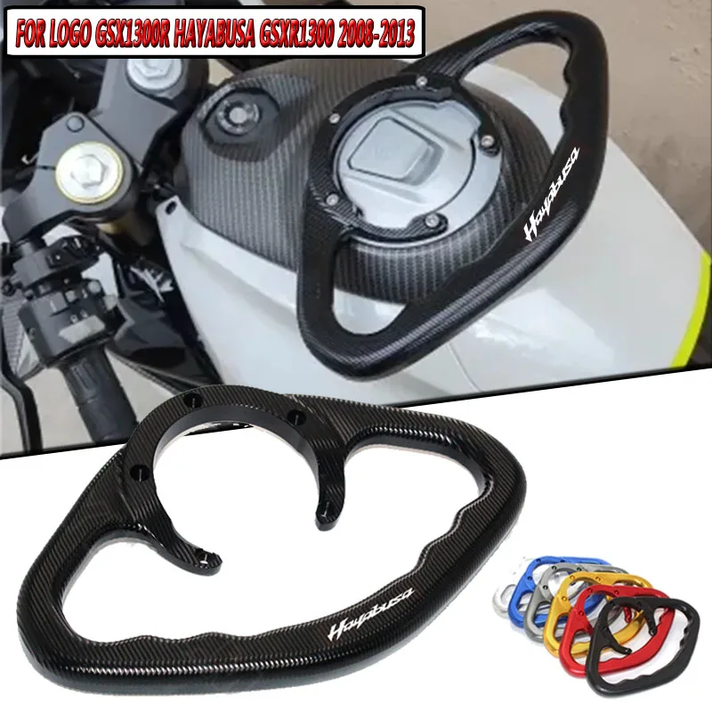 Фото Для GSXR1300 GSX1300R HAYABUSA GSXR 600 750 1000 1300 GSX-S GSX-R мотоциклетные пассажирские ручки, поручни для бака, подлокотник №1