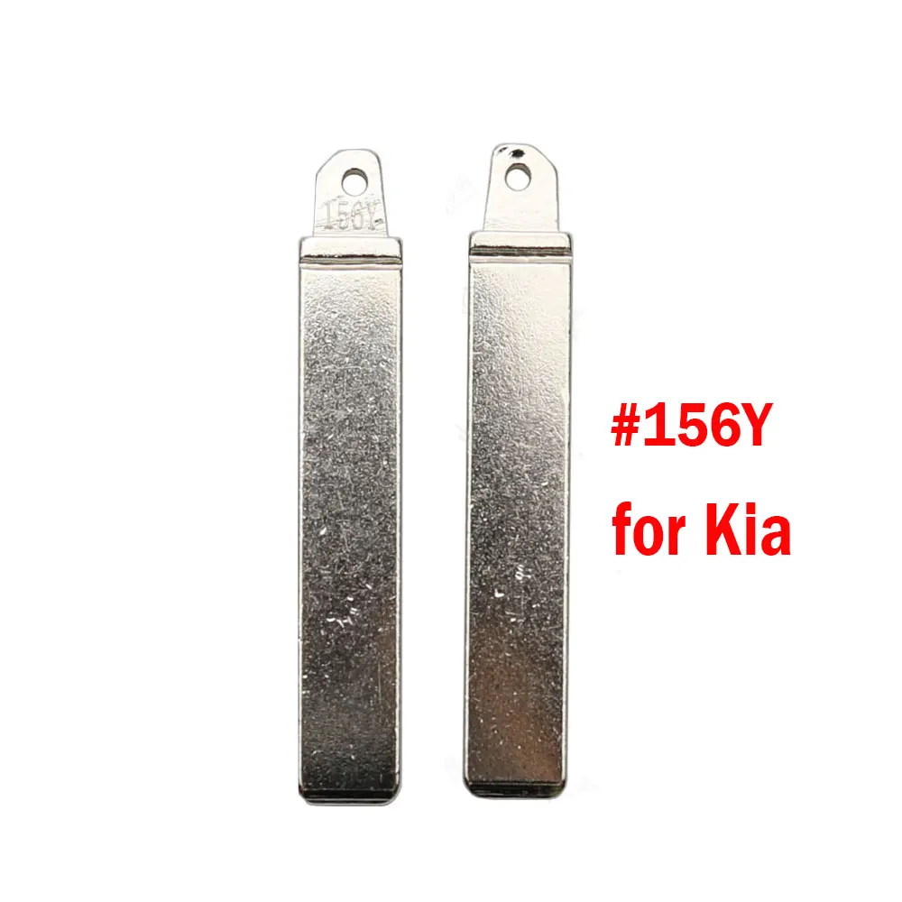 

10PC Original Car Key Blank 156# Flip Blank for Kia K5 SY5JFRGE04 Replace Flip Remote Blade Locksmith Tool Key Blade Replacement