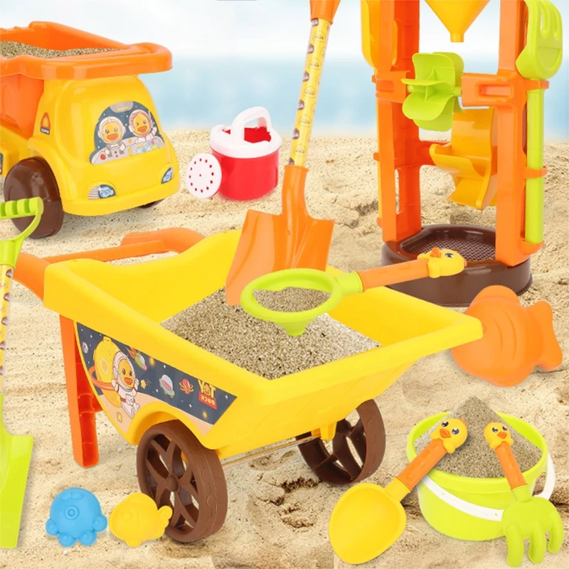 Kids Summer Beach Sand Toys Cute Bucket Baby Toys Shovel Seaside Kids Play Water Games Digging Sand Tool Kids Beach Accessaries