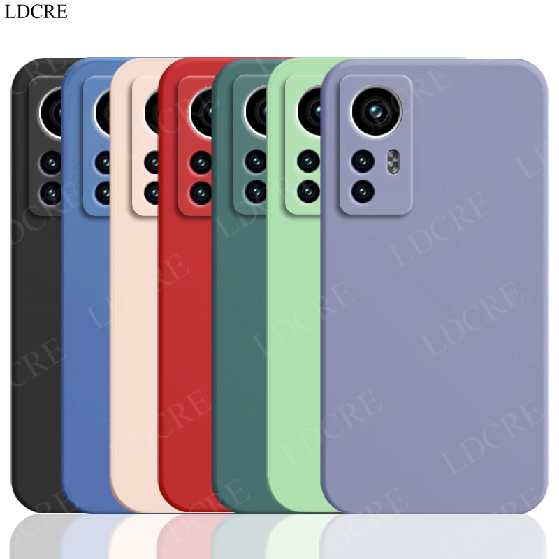 For Xiaomi 12 Case Mi 12 Pro 12X 11 Pro Lite NE 11T Case New Original Silicone Plain Shell Phone Protective For Xiaomi 12 Cover