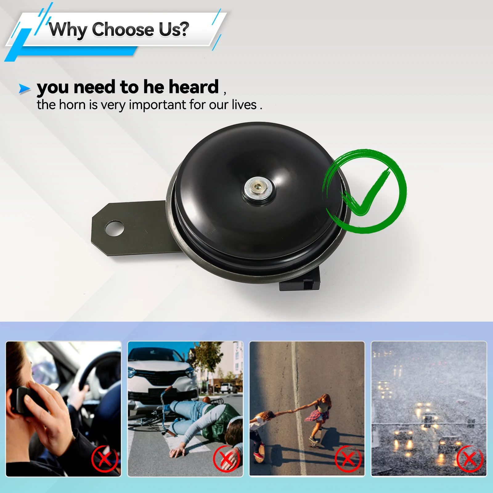 Автомобильный мотоциклетный звуковой диск комплект из 2 предметов для Toyota Camry Yaris