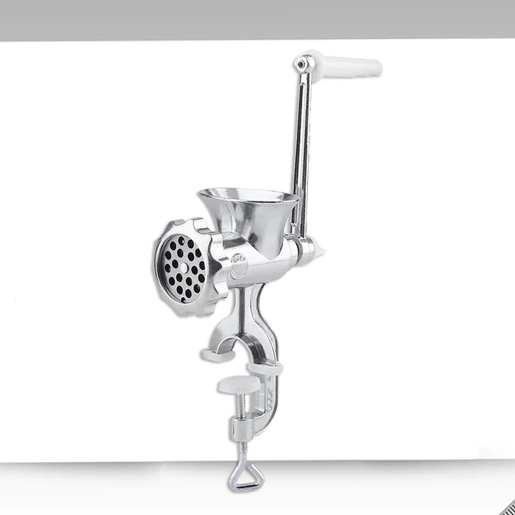 

1pcs Manual Sausage Maker Machine Crank Meat Grinder Meat Grinder With Tabletop Clamp Cast Heavy Duty Sausage Maker