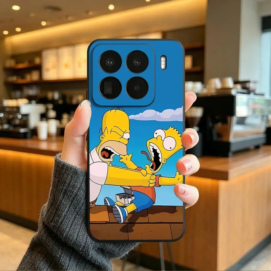 Фото Милый чехол для телефона с изображением Симпсонов для Xiaomi Mi 17 Pro Max 13 Lite 11T 10T 12 17T 12X 11 14 12T 15T №4