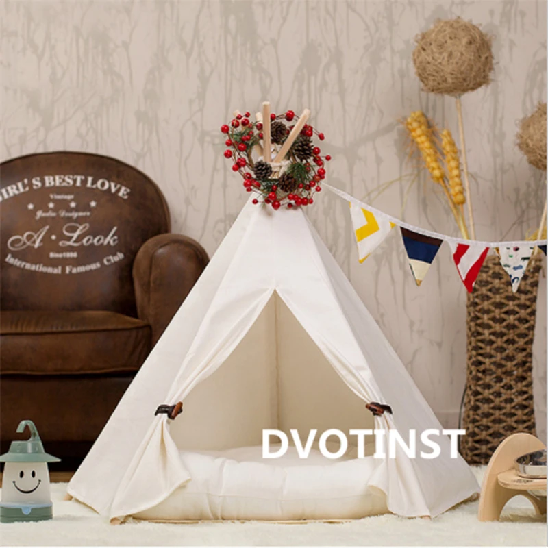 Dvotinst Newborn Baby Photography Props Mini Wigwam Tent Decoration Fotografia Accessories Infantil Studio Shooting Photo Prop | Детская