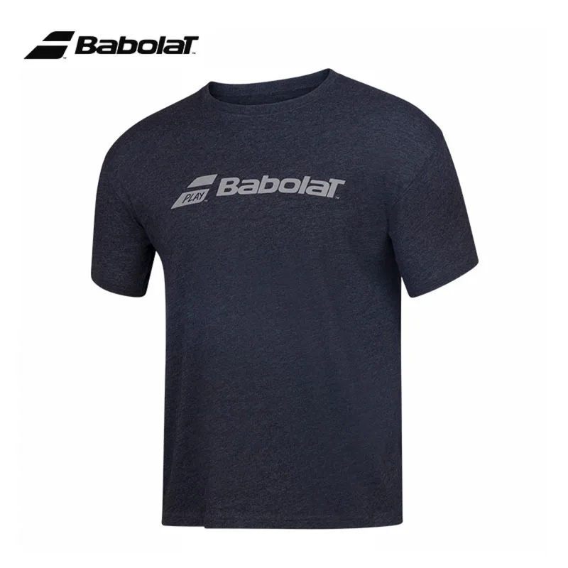 Classic Babolat Tennis Sports Tee Men Adults Breathable Sweat-absorb T-shirt Summer O-Neck Squash Badminton Padel Exercise Tee