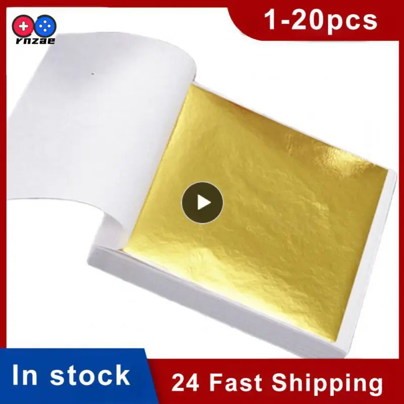 

Easy-to-use Diy Unique Beautiful Glue Foil Paper Luxurious Creative Gold Foil Paper Diy Nail Decorations Nail Art Supplies Shiny