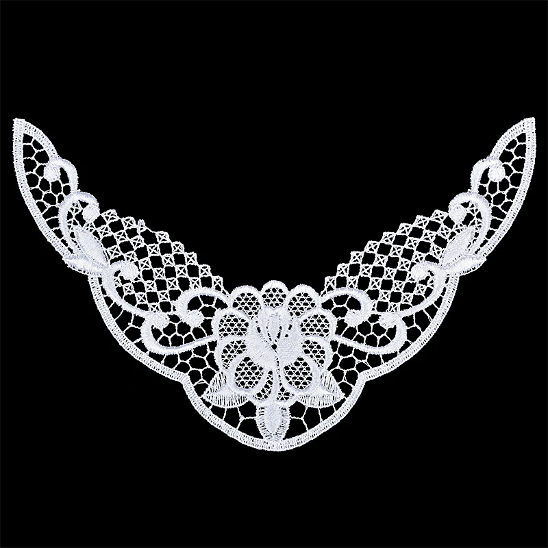 Кружевная вставка арт.TR.1261 220х120мм цв.1 белый уп.10шт |