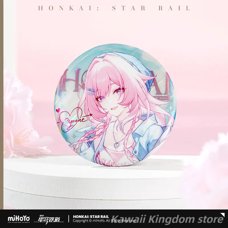 Фото miHoYo Honkai: Star Rail Серия «Прекрасные каникулы» Силиан: Жестяной значок, коллекционные карточки, акриловый арт-принт, брелок, аниме-косплей №2