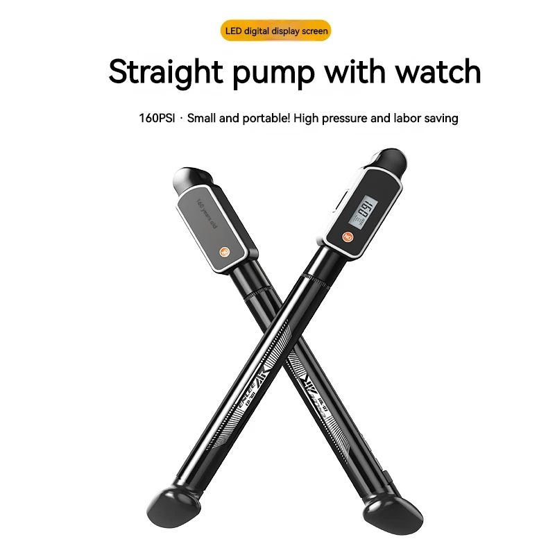 ENLEE ЖК-дисплей велосипедный насос 160PSI портативный баскетбольная игрушка накачка