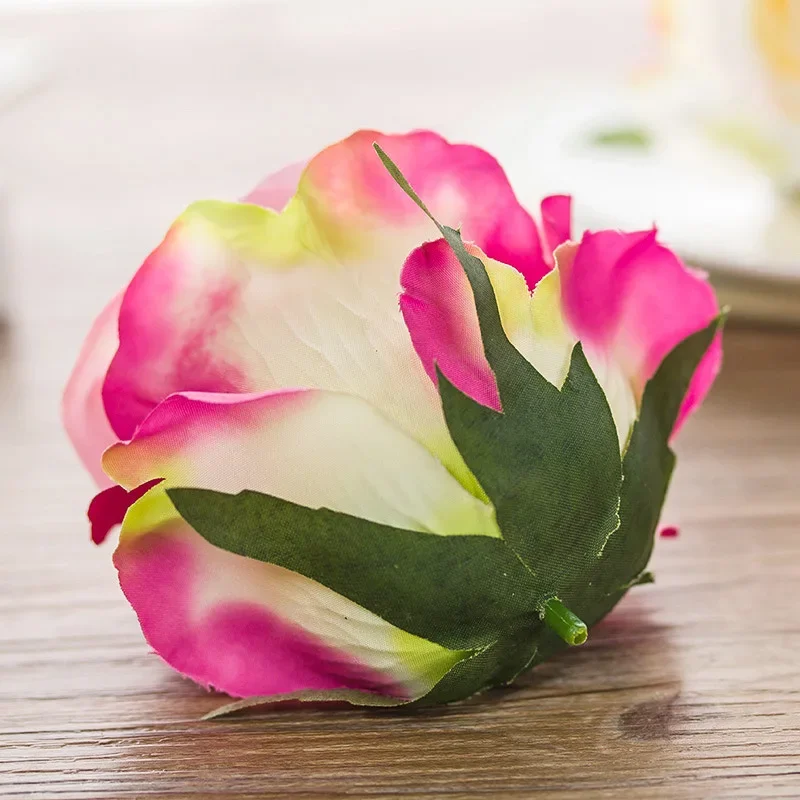 10 шт./партия Декоративные искусственные розы из шелка