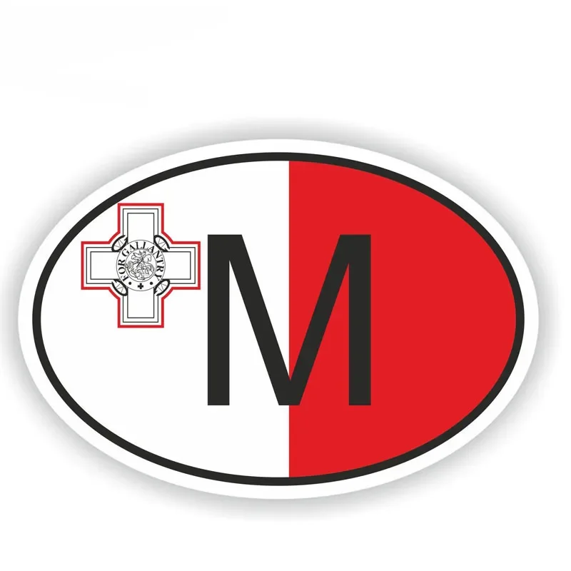 Аксессуары M MALTA Country Code Наклейка Автомобильный шлем Велосипедная наклейка на