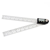 electronic goniometer gauge ruler stainless steel digital display angle ruler goniometer digital display angle meter 200mm 360%c2%b0