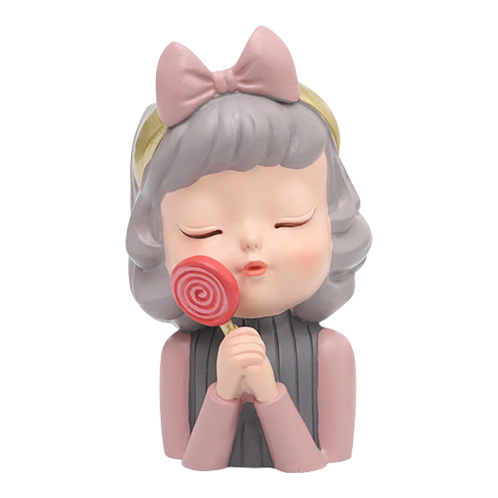 

Succulent Planter Minature Girl Plant Pots Shaped Succulent Cactus Head Flowerpot Storage Container Or DIY Indoor Plant Growing